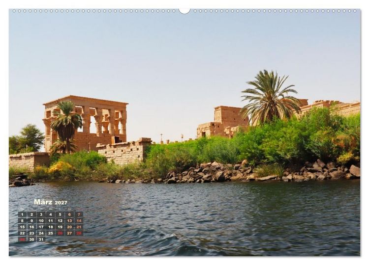 Produktbild: &Auml;gypten - Landschaften entlang des Nils (Wandkalender 2027 DIN A2 quer), CALVENDO Monatskalender
