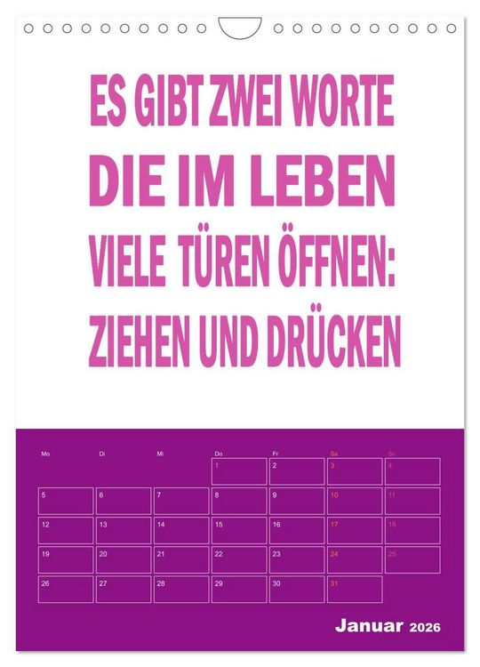 Produktbild: Memo an mich mit Jahresplaner (Wandkalender 2026 DIN A4 hoch), CALVENDO Monatskalender