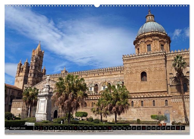 Produktbild: Palermo - Impressionen (hochwertiger Premium Wandkalender 2026 DIN A2 quer), Kunstdruck in Hochglanz