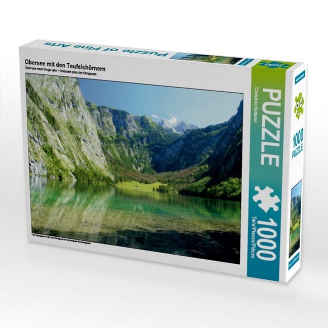 Produktbild: CALVENDO Puzzle Obersee mit den Teufelsh&ouml;rnern | 1000 Teile Lege-Gr&ouml;&szlig;e 64x48cm Foto-Puzzle f&uuml;r gl&uuml;ckliche Stunden