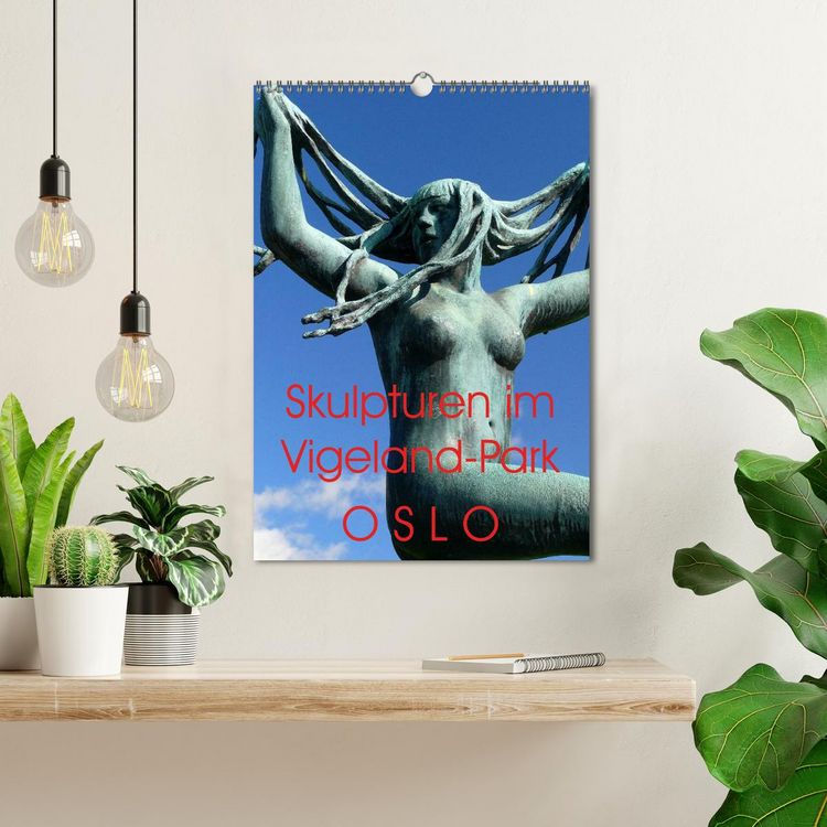 Produktbild: Skulpturen im Vigeland-Park Oslo (Wandkalender 2026 DIN A3 hoch), CALVENDO Monatskalender