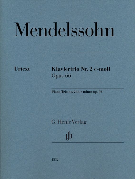 Produktbild: Felix Mendelssohn Bartholdy - Klaviertrio Nr. 2 c-moll op. 66