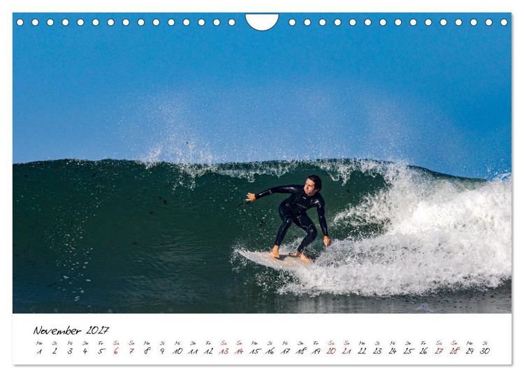 Produktbild: Surfen in der Bretagne (Wandkalender 2027 DIN A4 quer), CALVENDO Monatskalender