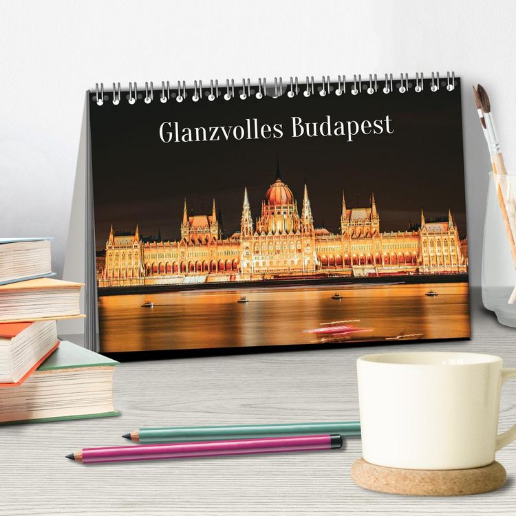 Produktbild: Glanzvolles Budapest (Tischkalender 2027 DIN A5 quer), CALVENDO Monatskalender