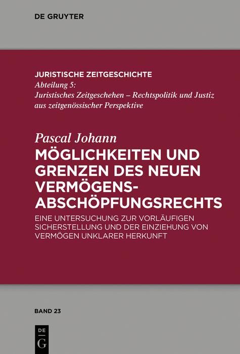 Produktbild: M&ouml;glichkeiten und Grenzen des neuen Verm&ouml;gensabsch&ouml;pfungsrechts