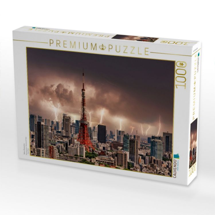 Produktbild: CALVENDO Puzzle Tokio-Panorama | 1000 Teile Lege-Gr&ouml;&szlig;e 64x48cm Foto-Puzzle f&uuml;r gl&uuml;ckliche Stunden