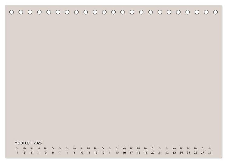 Produktbild: DIY Bastel-Kalender -Erdige Pastell Farben- Zum Selbstgestalten (Tischkalender 2026 DIN A5 quer), CALVENDO Monatskalender