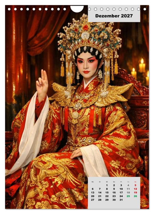 Produktbild: Masken und Magie &ndash; Die Gesichter der Peking-Oper (Wandkalender 2027 DIN A4 hoch), CALVENDO Monatskalender