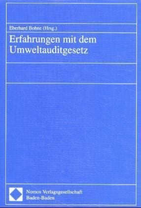 Produktbild: Erfahrungen mit dem Umweltauditgesetz