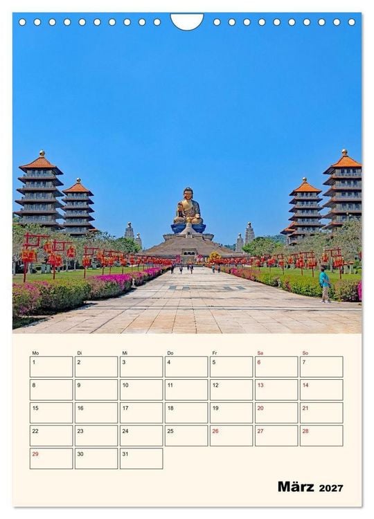 Produktbild: Taiwan &ndash; Traumreise durch Asiens Geheimtipp (Wandkalender 2027 DIN A4 hoch), CALVENDO Monatskalender