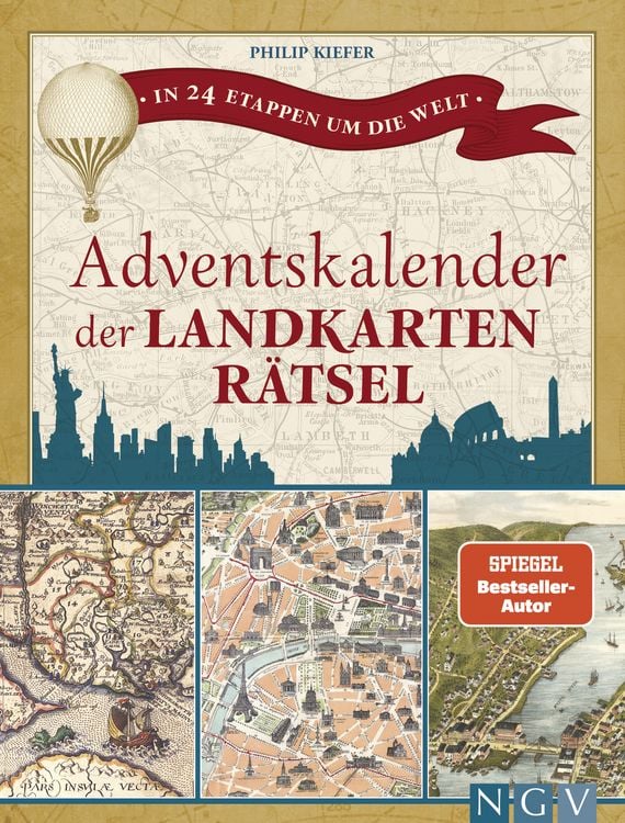 Produktbild: Adventskalender der Landkartenr&auml;tsel. In 24 Etappen um die Welt