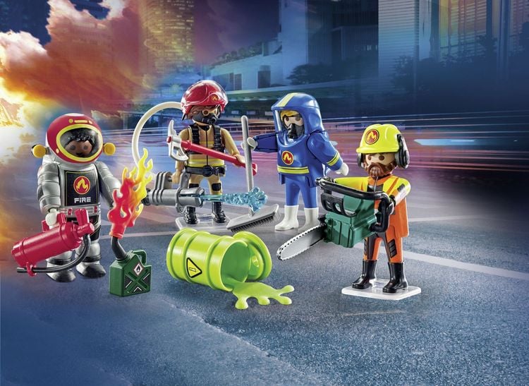 Produktbild: PLAYMOBIL 71468 - Action Heroes - My Figures: Feuerwehr