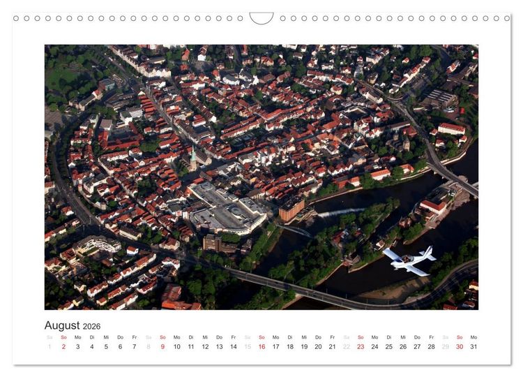 Produktbild: Das Weserbergland (Wandkalender 2026 DIN A3 quer), CALVENDO Monatskalender