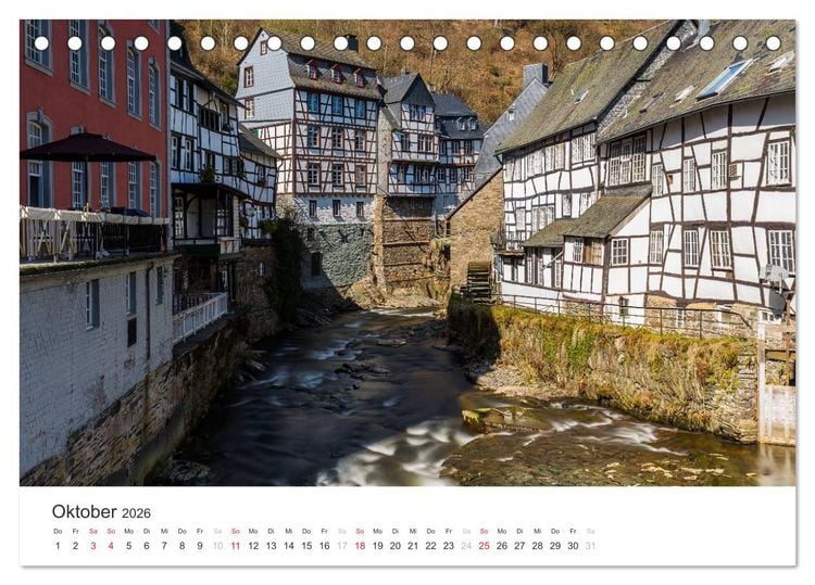 Produktbild: Blicke in die Eifel (Tischkalender 2026 DIN A5 quer), CALVENDO Monatskalender