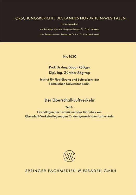 Produktbild: Der &Uuml;berschall-Luftverkehr