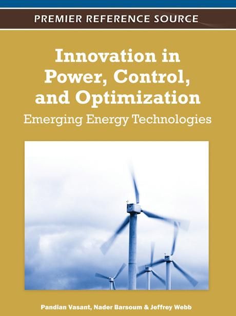 Produktbild: Innovation in Power, Control, and Optimization: Emerging Energy Technologies