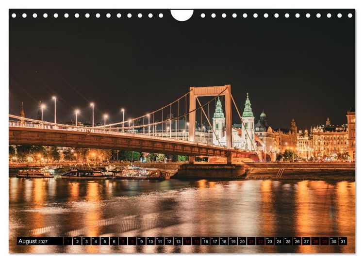 Produktbild: Glanzvolles Budapest (Wandkalender 2027 DIN A4 quer), CALVENDO Monatskalender
