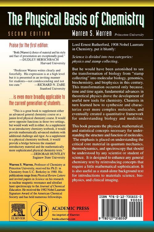 Produktbild: The Physical Basis of Chemistry