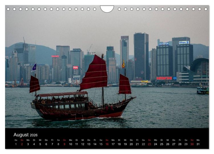 Produktbild: Hongkong (Wandkalender 2026 DIN A4 quer), CALVENDO Monatskalender