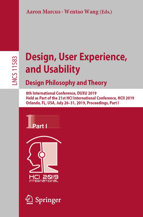 Produktbild: Design, User Experience, and Usability. Design Philosophy and Theory