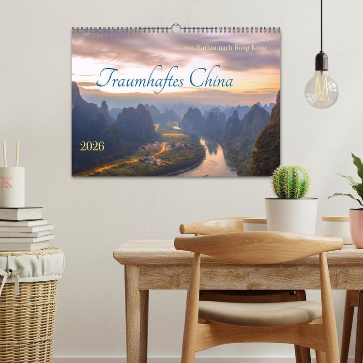 Produktbild: Traumhaftes China (Wandkalender 2026 DIN A3 quer), CALVENDO Monatskalender