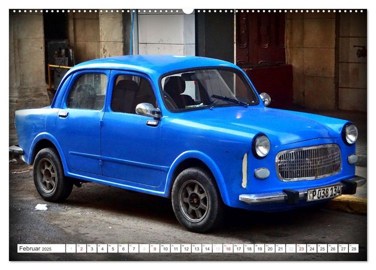 Produktbild: FIAT - Italienische Oldtimer in Kuba (Wandkalender 2025 DIN A2 quer), CALVENDO Monatskalender
