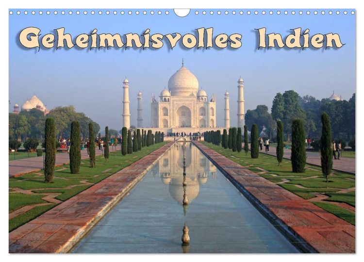 Produktbild: Geheimnisvolles Indien (Wandkalender 2026 DIN A3 quer), CALVENDO Monatskalender