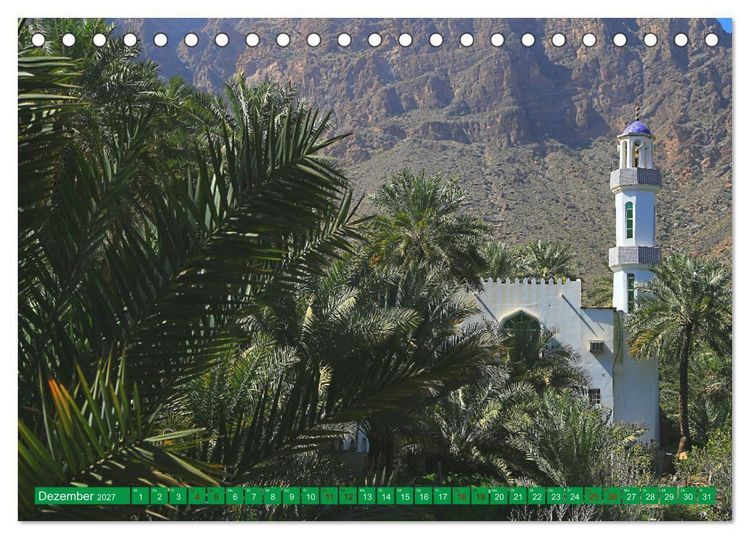 Produktbild: Unterwegs im Weihrauchland Oman (Tischkalender 2027 DIN A5 quer), CALVENDO Monatskalender