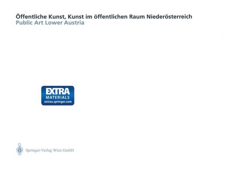 Produktbild: &Ouml;ffentliche Kunst, Kunst im &ouml;ffentlichen Raum / Public Art