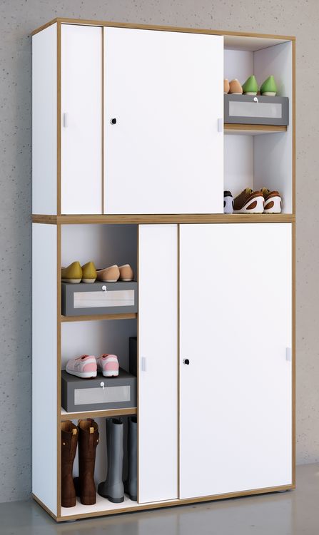 Produktbild: B&uuml;roschrank Aktenschrank Schiebet&uuml;ren Salia 5fach