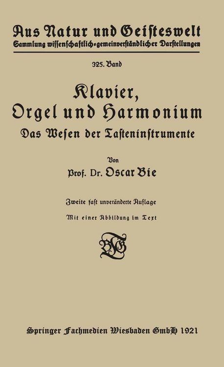 Produktbild: Klavier, Orgel und Harmonium
