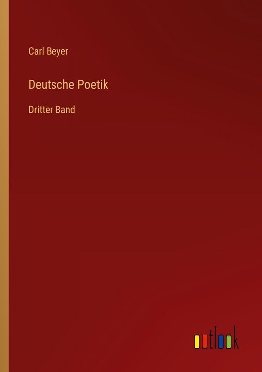 Produktbild: Deutsche Poetik