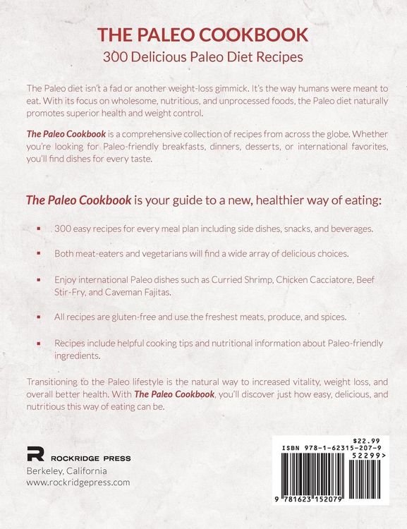 Produktbild: The Paleo Cookbook