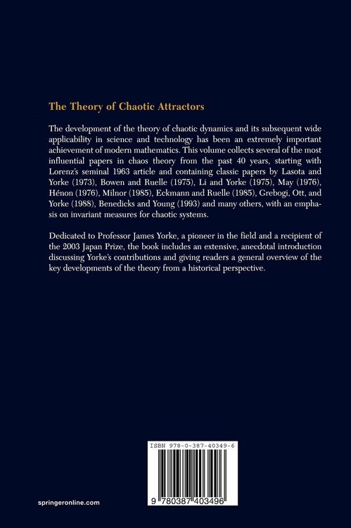 Produktbild: The Theory of Chaotic Attractors