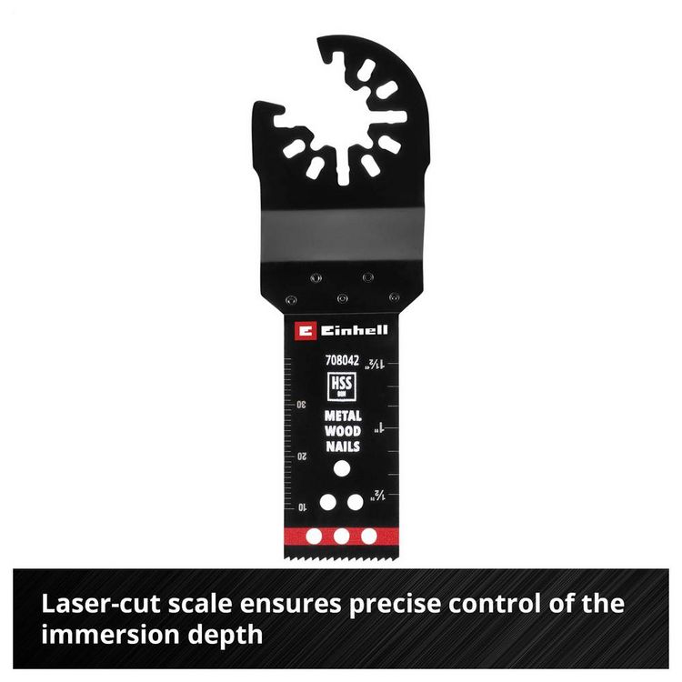 Produktbild: Einhell 708042 Tauchs&auml;geblatt BIM Met, 22mm Bimetall Multifunktionswerkzeug-Zubeh&ouml;r-Set 22 mm 1 St.