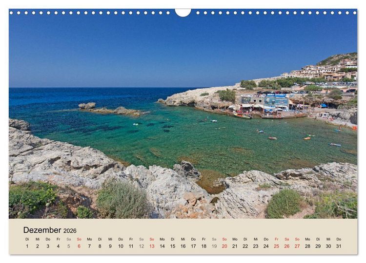 Produktbild: Mallorca - Traumhafte Balearen Insel (Wandkalender 2026 DIN A3 quer), CALVENDO Monatskalender
