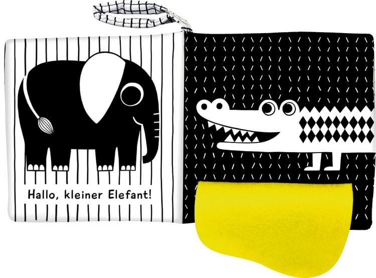 Produktbild: Babys kuschelweiches Kontrastbuch (Stoffbuch): L&ouml;we