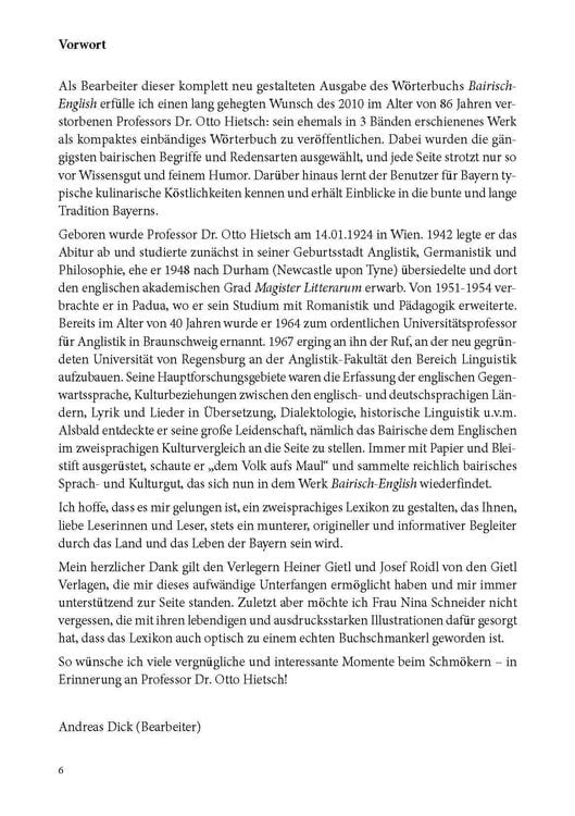 Produktbild: W&ouml;rterbuch Bairisch &ndash; English