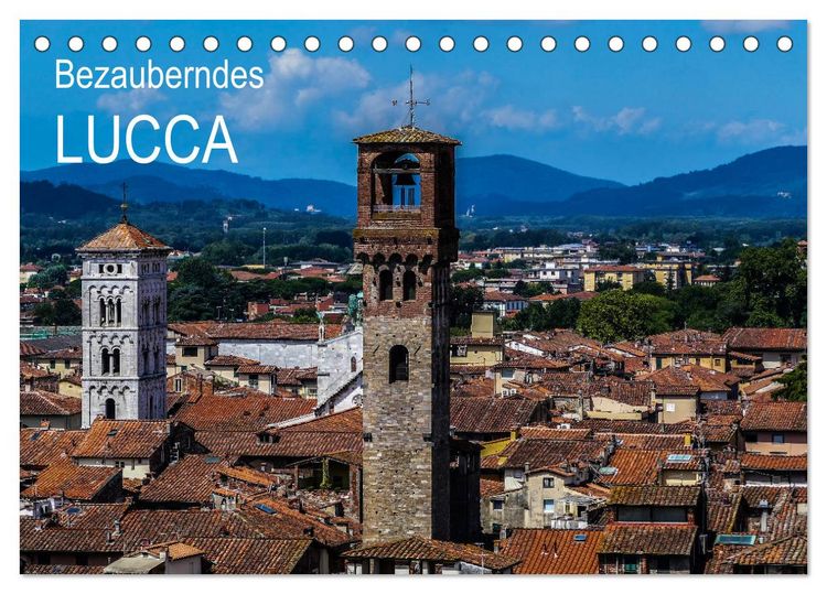 Produktbild: Bezauberndes Lucca (Tischkalender 2026 DIN A5 quer), CALVENDO Monatskalender