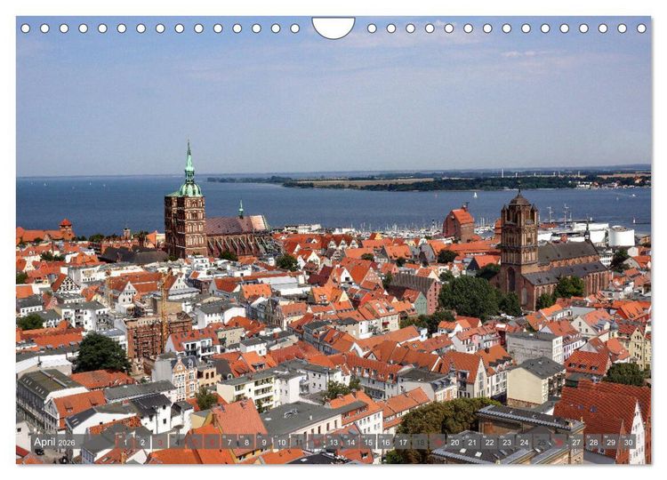 Produktbild: Stralsund - Perle der Ostsee (Wandkalender 2026 DIN A4 quer), CALVENDO Monatskalender