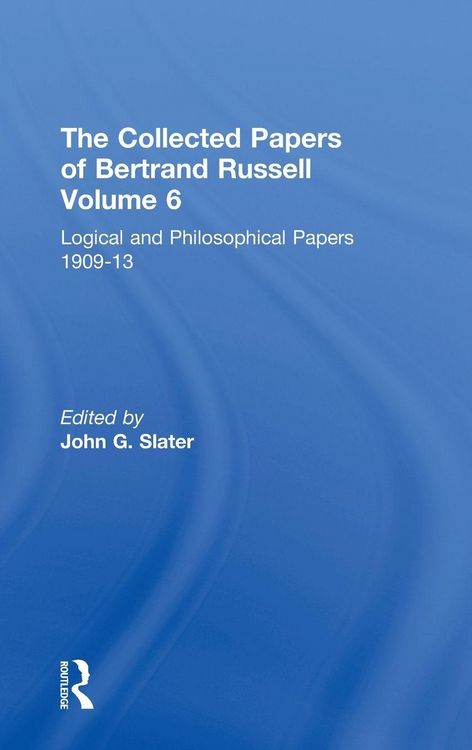 Produktbild: The Collected Papers of Bertrand Russell, Volume 6