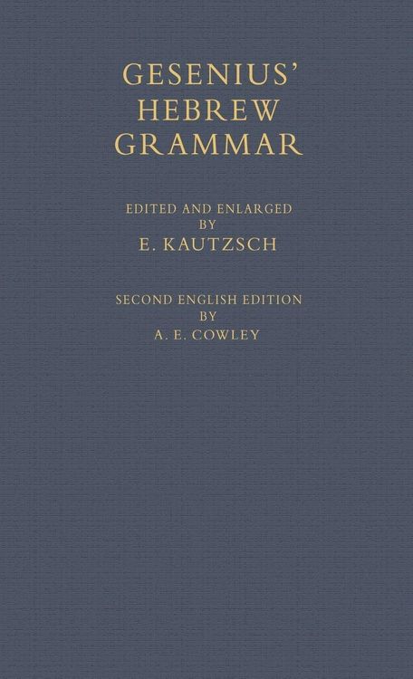 Produktbild: HEBREW GRAMMAR C
