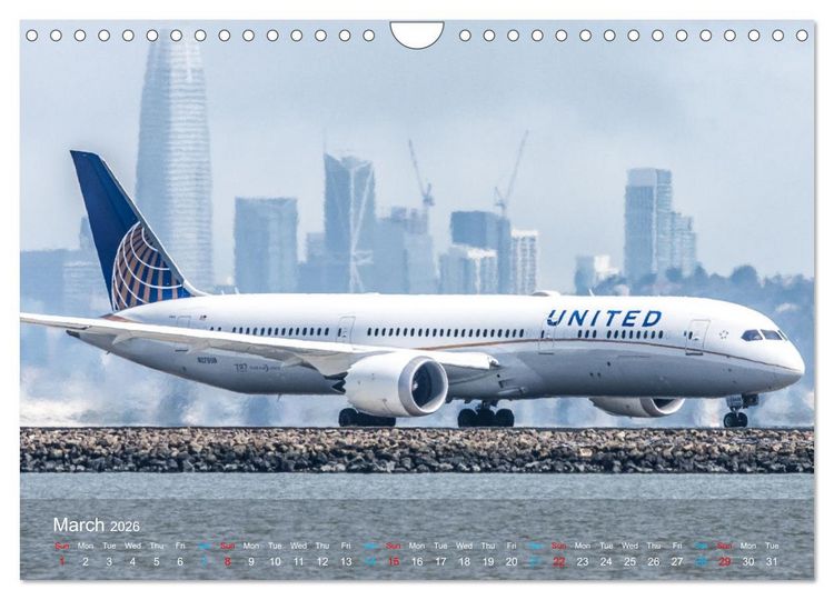 Produktbild: AVIATION MOMENTS 2026 (Wall Calendar 2026 DIN A4 landscape), CALVENDO 12 Month Wall Calendar