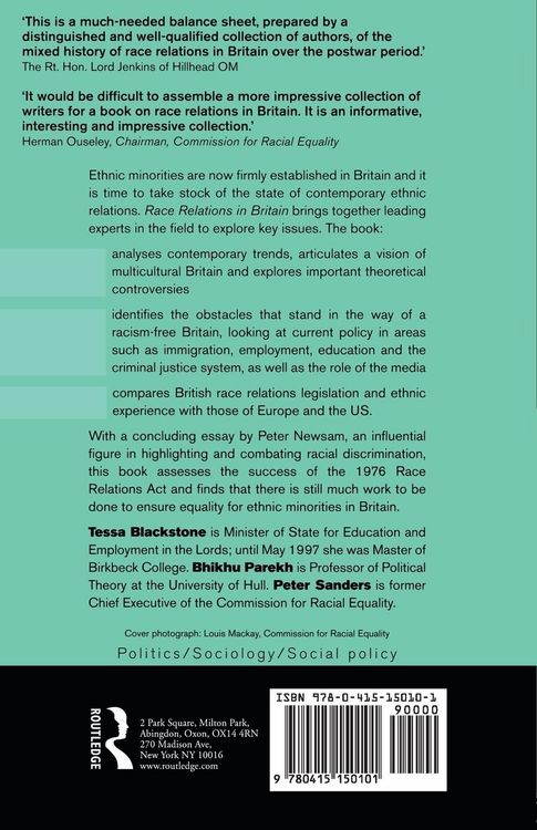 Produktbild: Race Relations in Britain