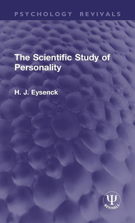 Produktbild: The Scientific Study of Personality