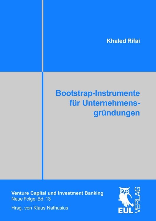 Produktbild: Bootstrap-Instrumente f&uuml;r Unternehmensgr&uuml;ndungen