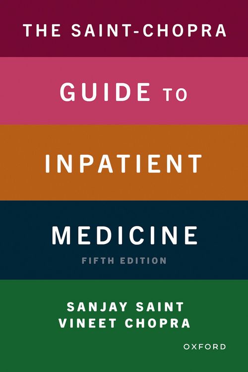 Produktbild: The Saint-Chopra Guide to Inpatient Medicine