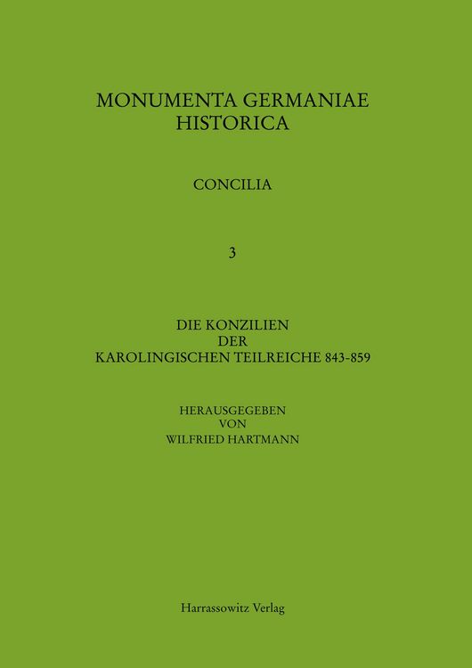 Produktbild: Die Konzilien der karolingischen Teilreiche 843-859