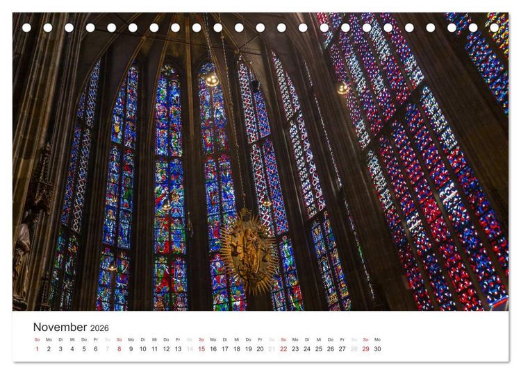 Produktbild: Aachener Dom - Weltkulturdenkmal (Tischkalender 2026 DIN A5 quer), CALVENDO Monatskalender