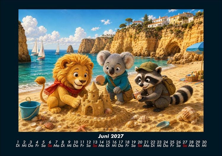 Produktbild: Abenteuerreise durch Europa 2027 Fotokalender DIN A4